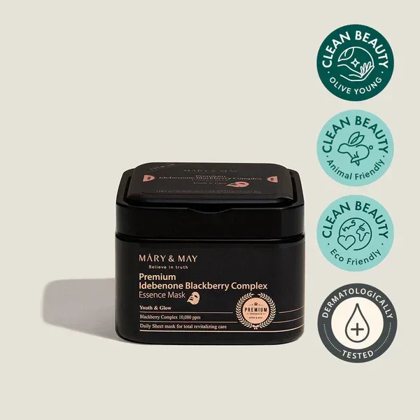 Mary & May - Premium Idebenone Blackberry Complex Mask 30ea - Image 3
