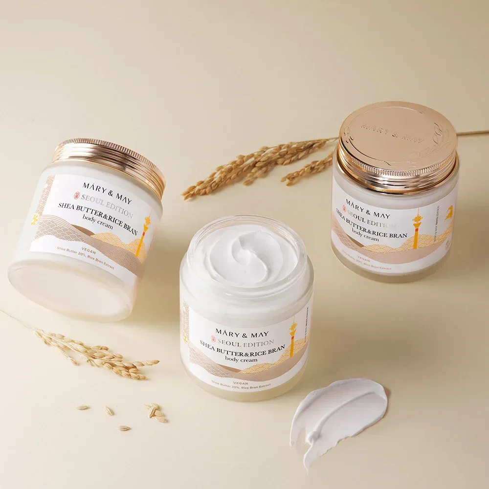 Mary & May - Shea Butter & Rice Bran Body Cream 250ml - Image 3