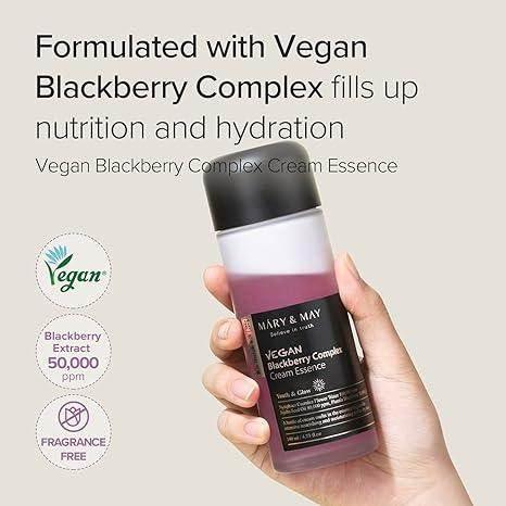 Mary&May Vegan Blackberry Complex Cream Essence 140ml - Image 3