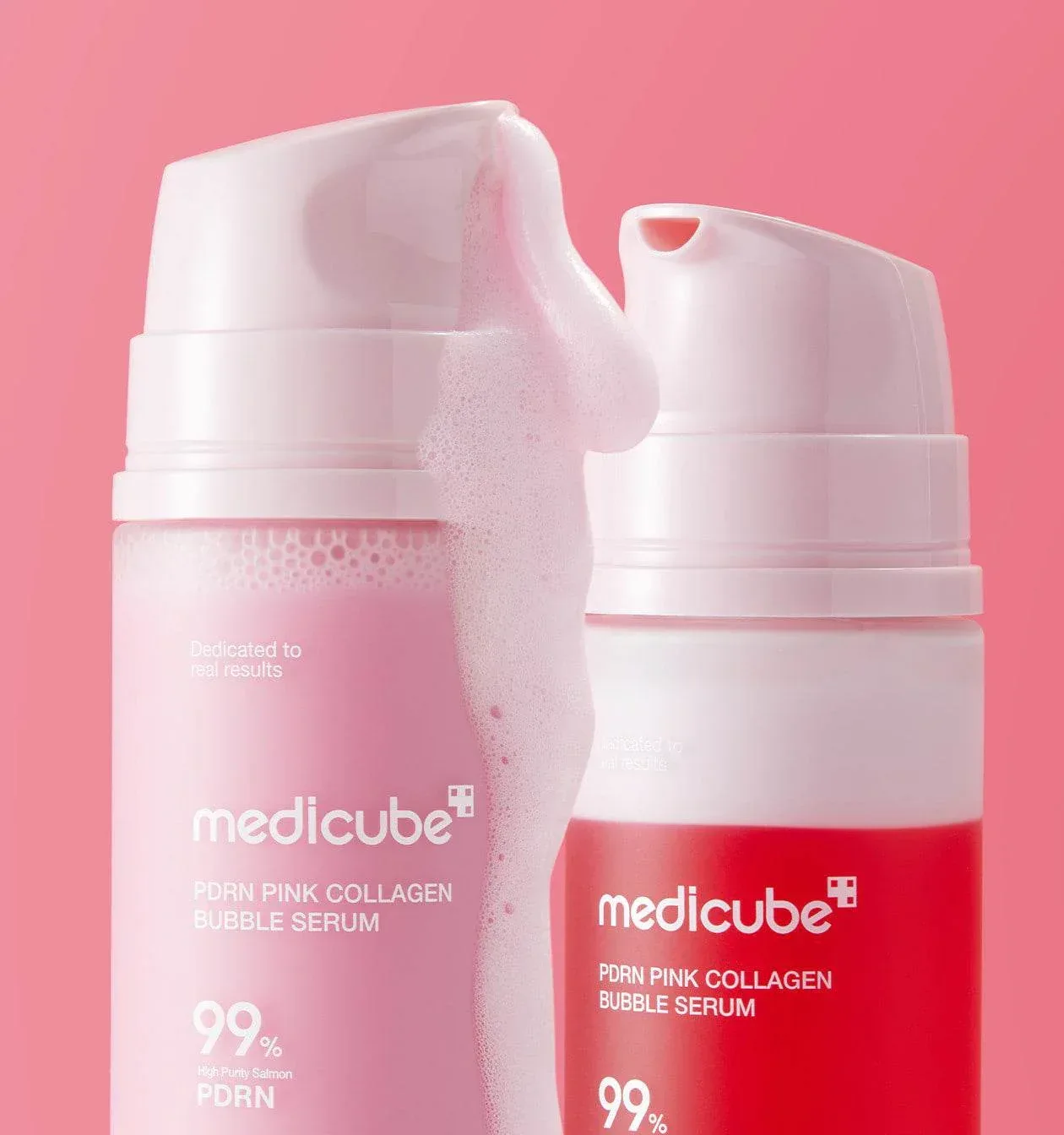 Medicube - PDRN Pink Collagen Bubble Serum 95ml - Image 4