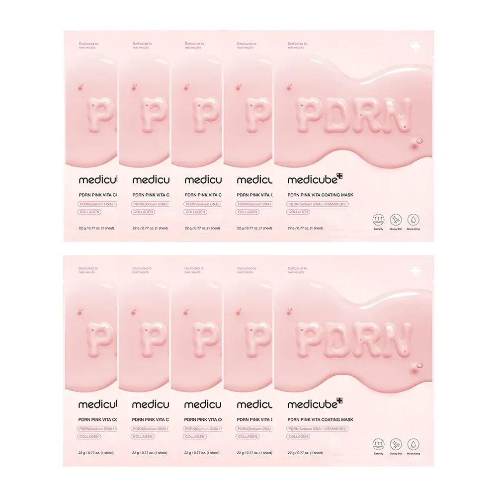 Medicube - PDRN Pink Vita Coating Mask 10ea