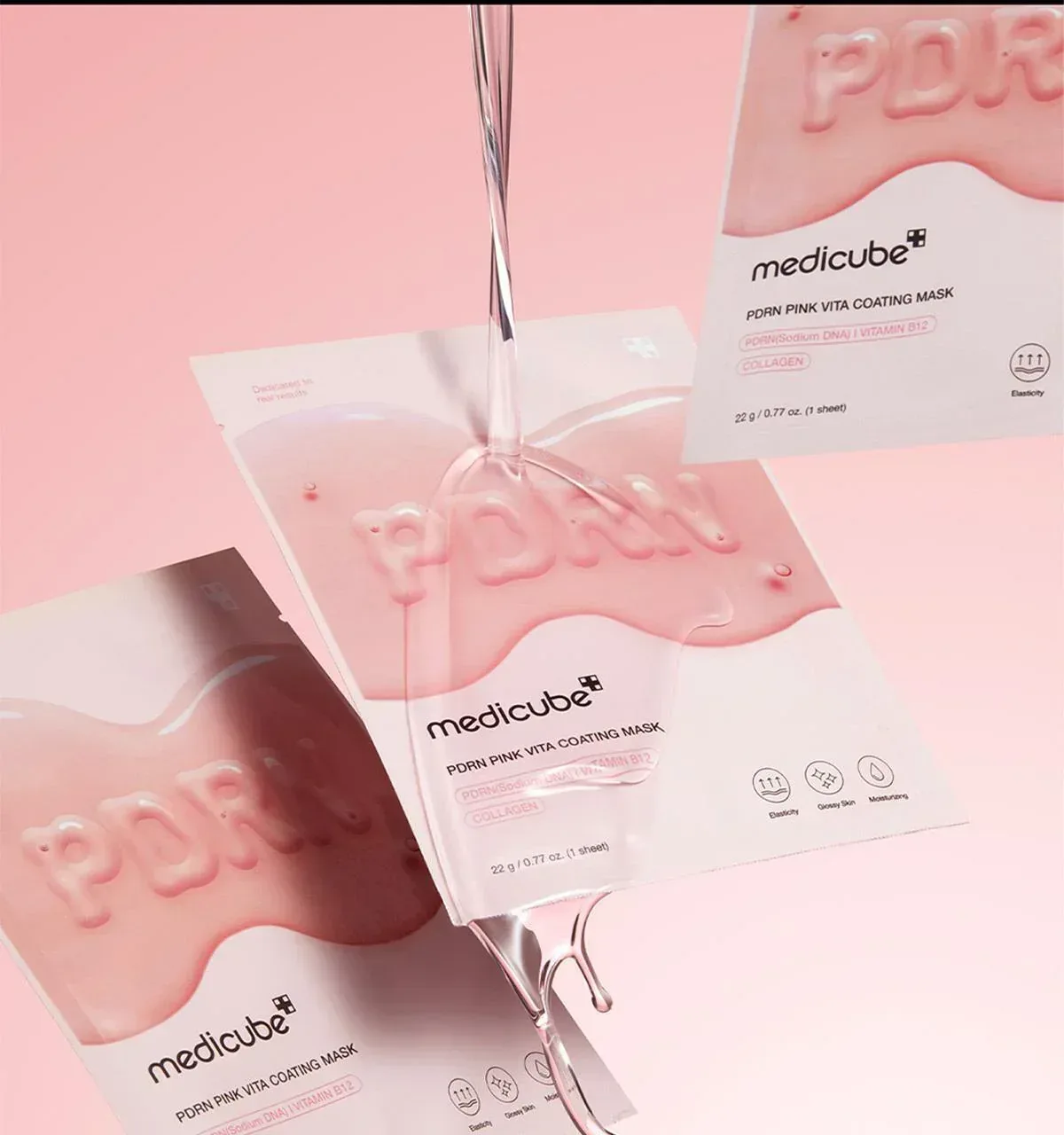 Medicube - PDRN Pink Vita Coating Mask 10ea - Image 2