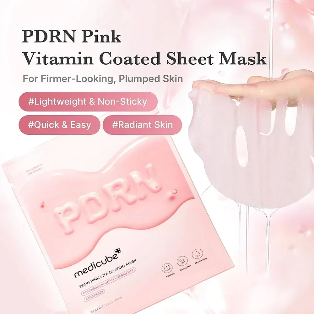 Medicube - PDRN Pink Vita Coating Mask 10ea - Image 3