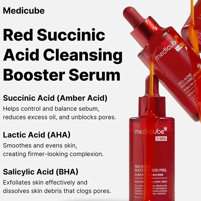 Medicube - Red Acne Succinic Acid Peel 40g - Image 3