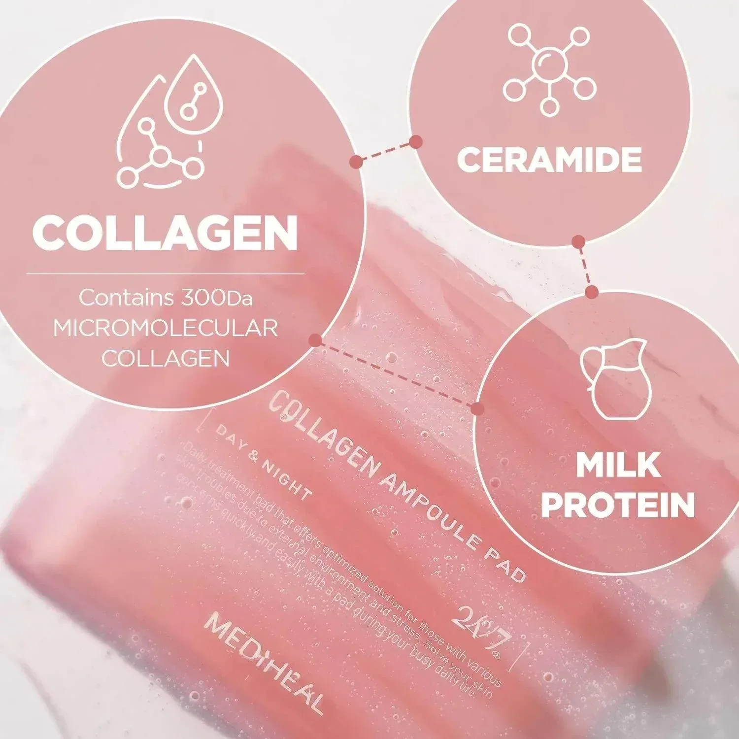 Mediheal Collagen Ampoule Pad 100ea - Image 3