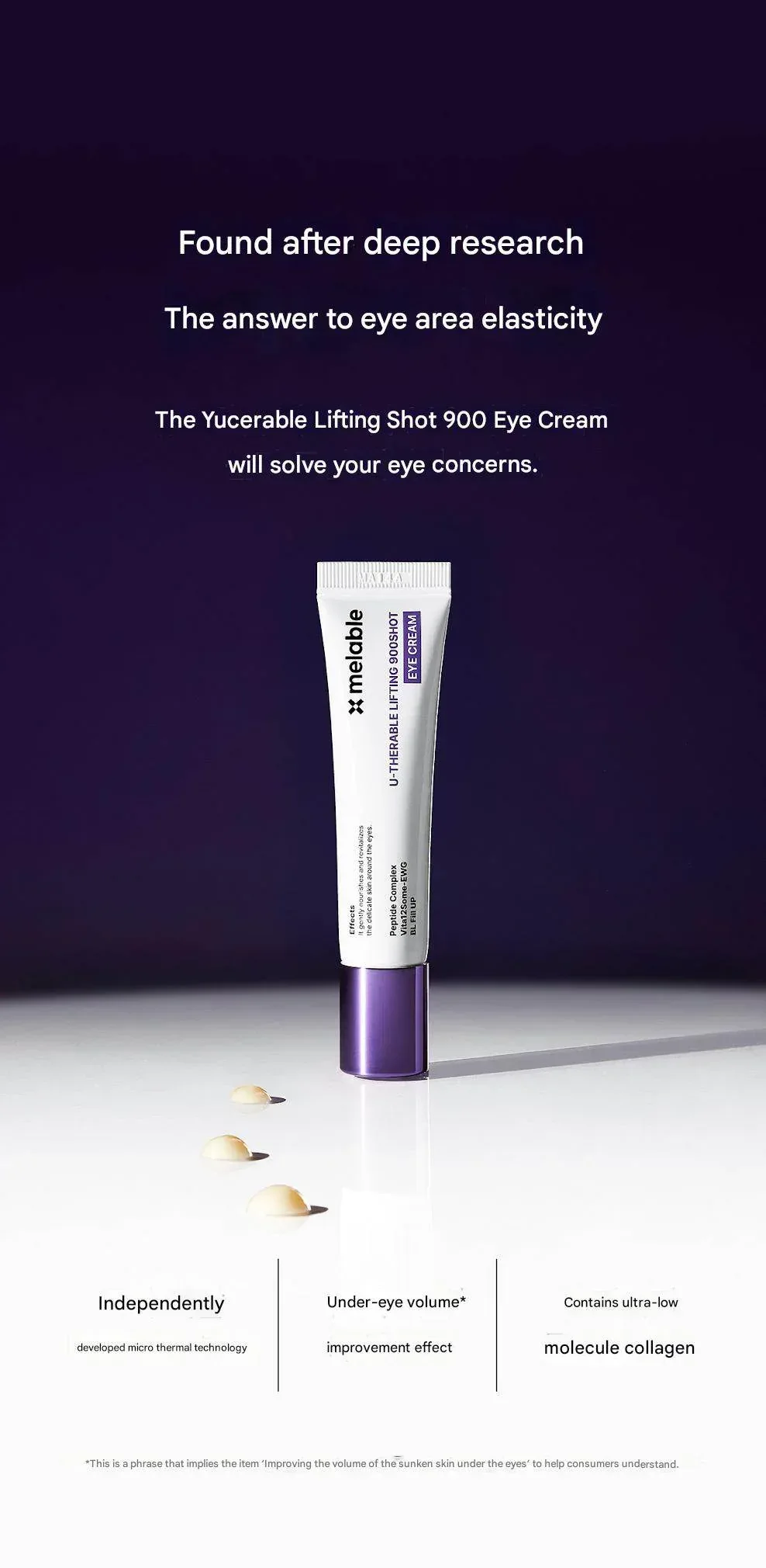 Melable - Utherable Lifting Booshot Eye Cream 900 Shot 15ml - Image 3