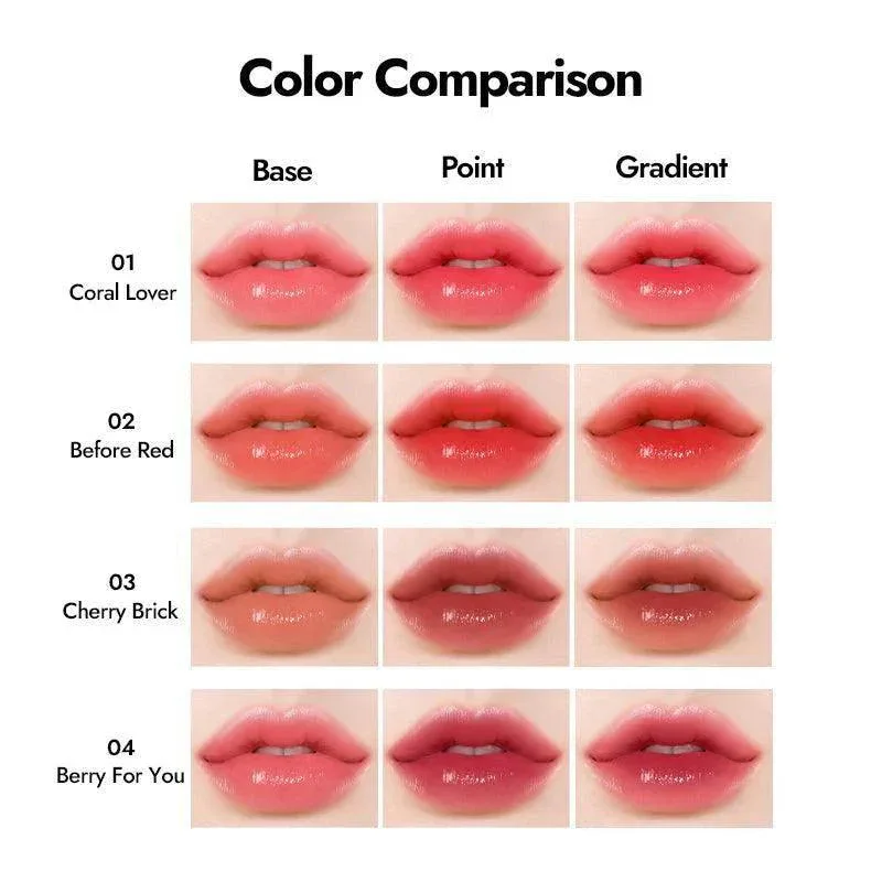 Merythod - Glossy Two Tone Lipstick - 4 Colors - Image 3