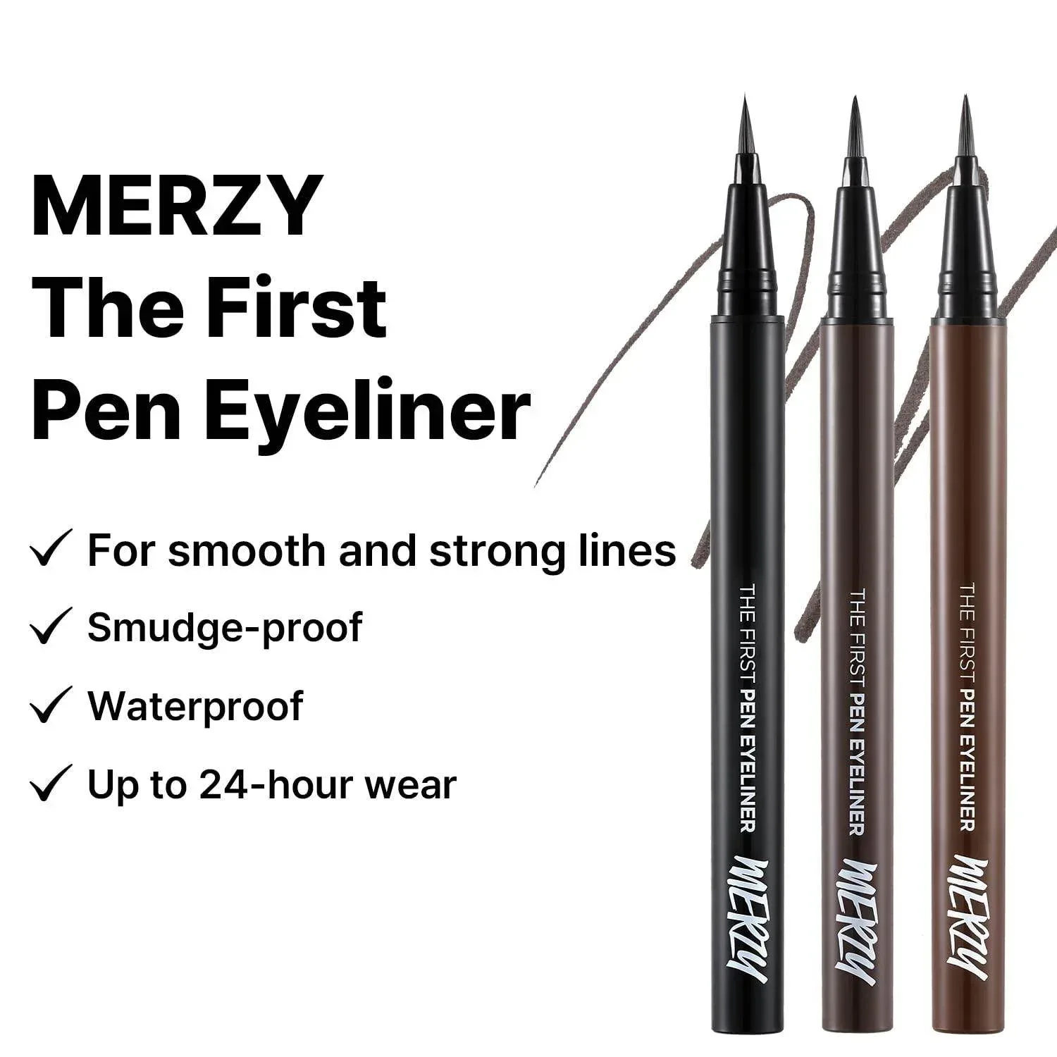 Merzy- The First Pen Eyeliner - 3 Colors - Image 5
