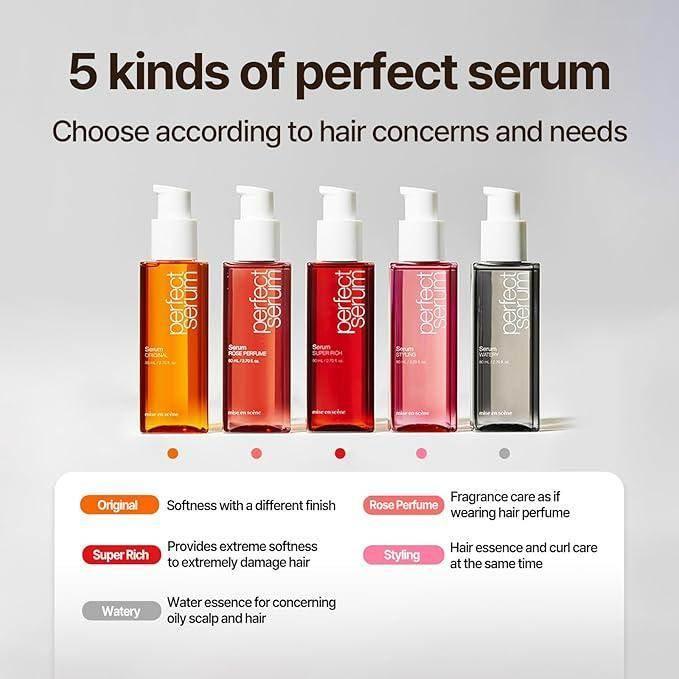 Mise en Scene - Perfect Water Hair Serum 80ml - Image 4