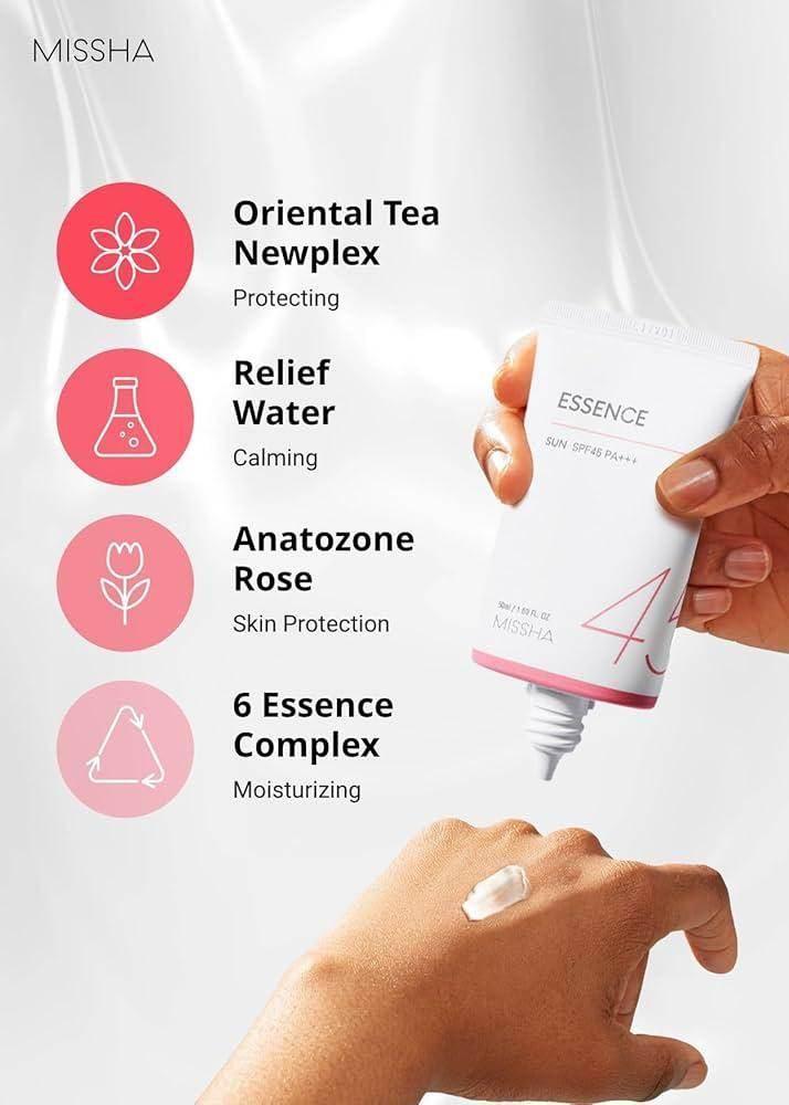 Missha All Around Safe Block Essence Sun (SPF 45 PA++++) 50ml - Image 2