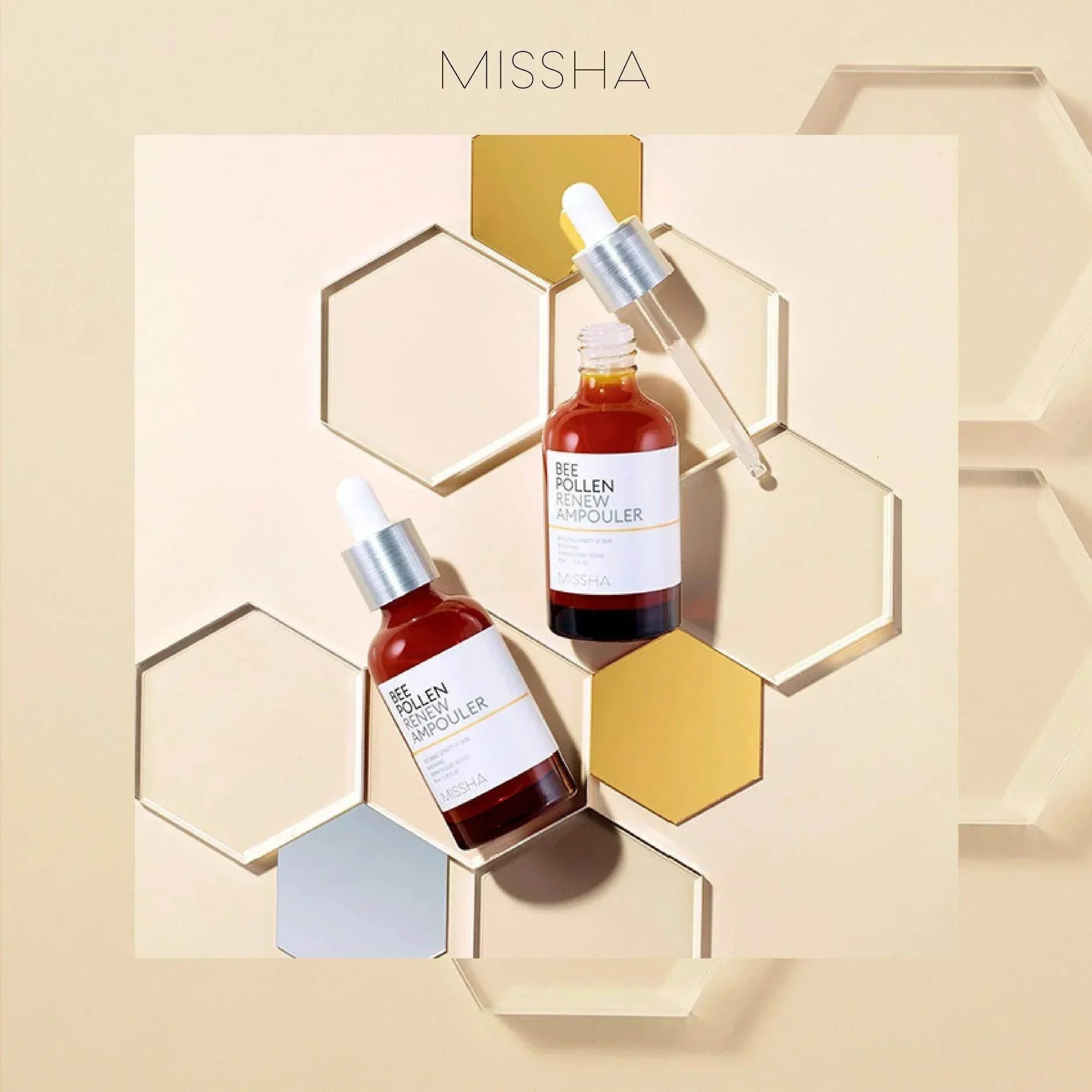 Missha - Bee Pollen Renew Ampouler 40ml - Image 3