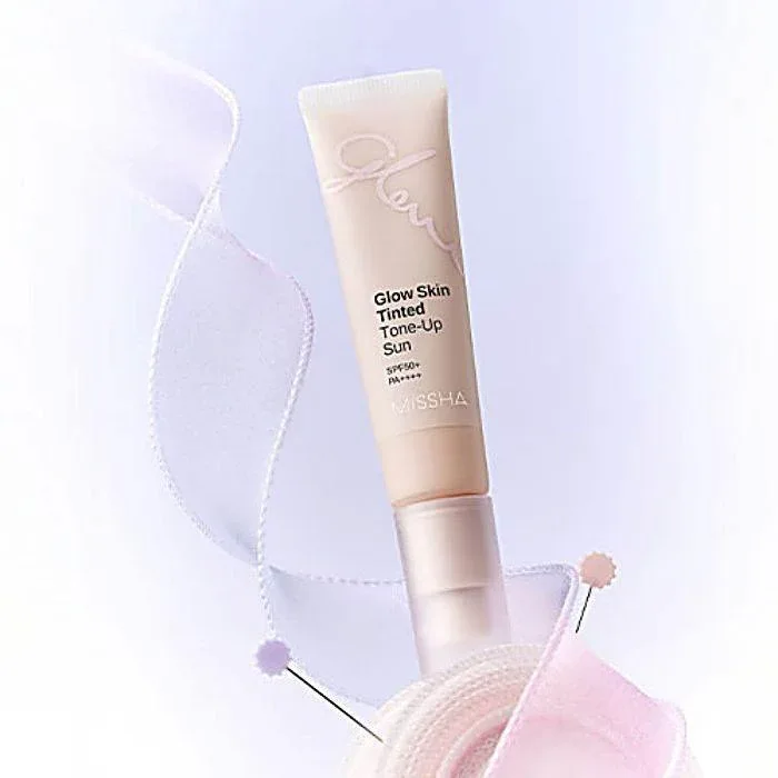 Missha - Glow Skin Tinted Tone Up Sun SPF50+ PA++++ 30ml - Image 2