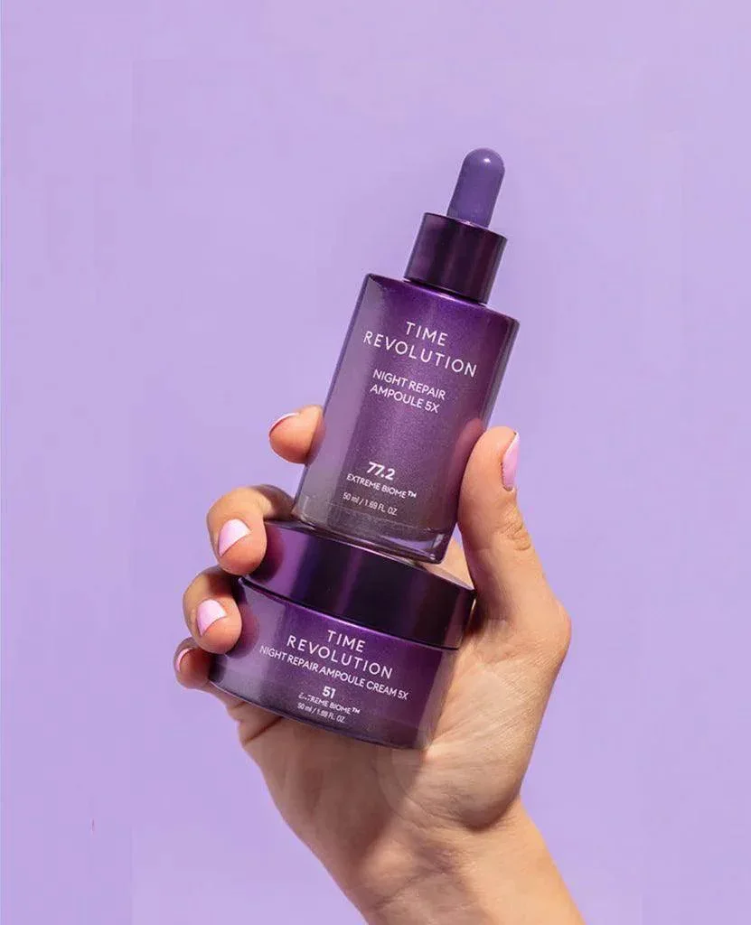 Missha Time Revolution Night Repair Ampoule 5x 70ml - Image 4