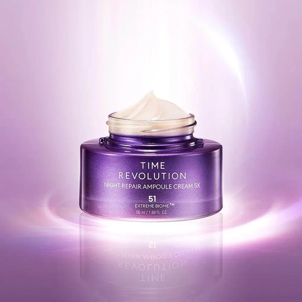Missha Time Revolution Night Repair Ampoule Cream 5x 50ml - Image 3
