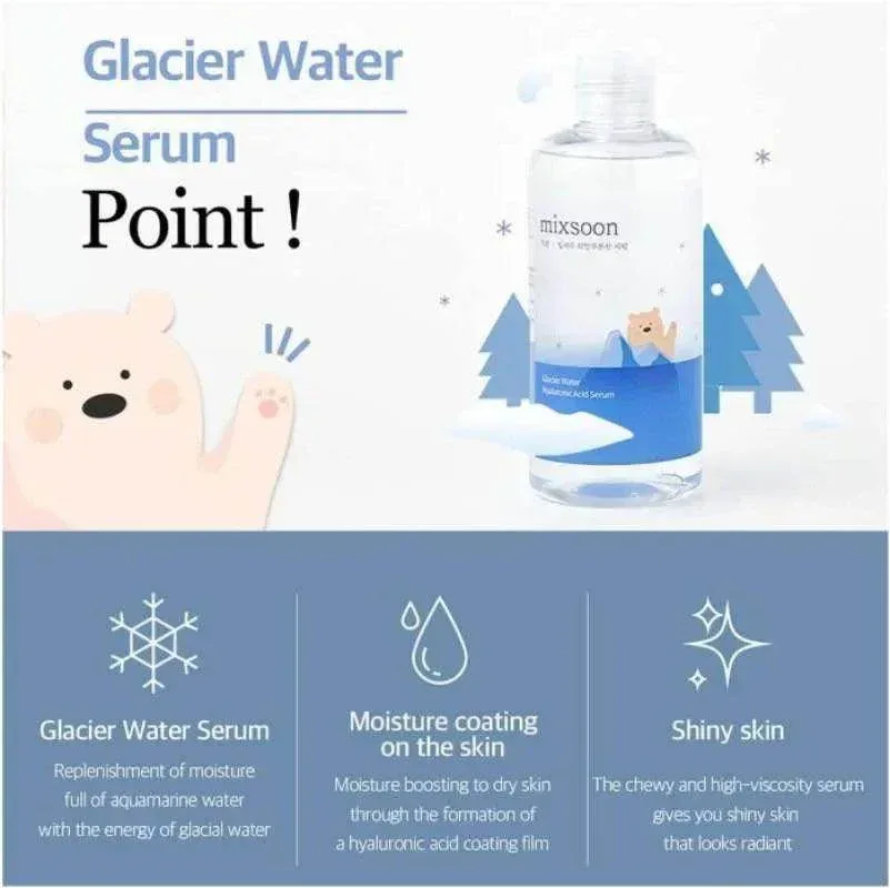 Mixsoon Glacier Water Hyaluronic Acid Serum 300ml - Image 4