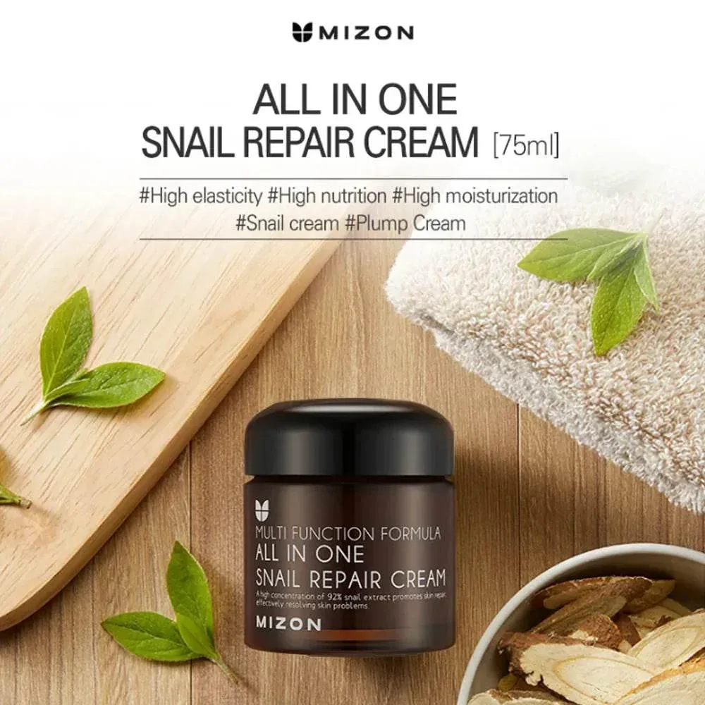 Mizon - Multi Function Formula All in One Snail Repair Cream 75ml - Image 3
