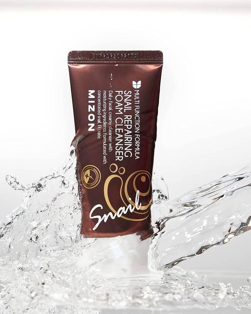 Mizon - Snail Repairing Foam Cleanser 62g - Image 2