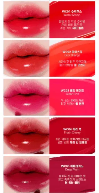 Moolda - Tattoo Fixing Lip Water Tint WC Series - 10 Colors - Image 3