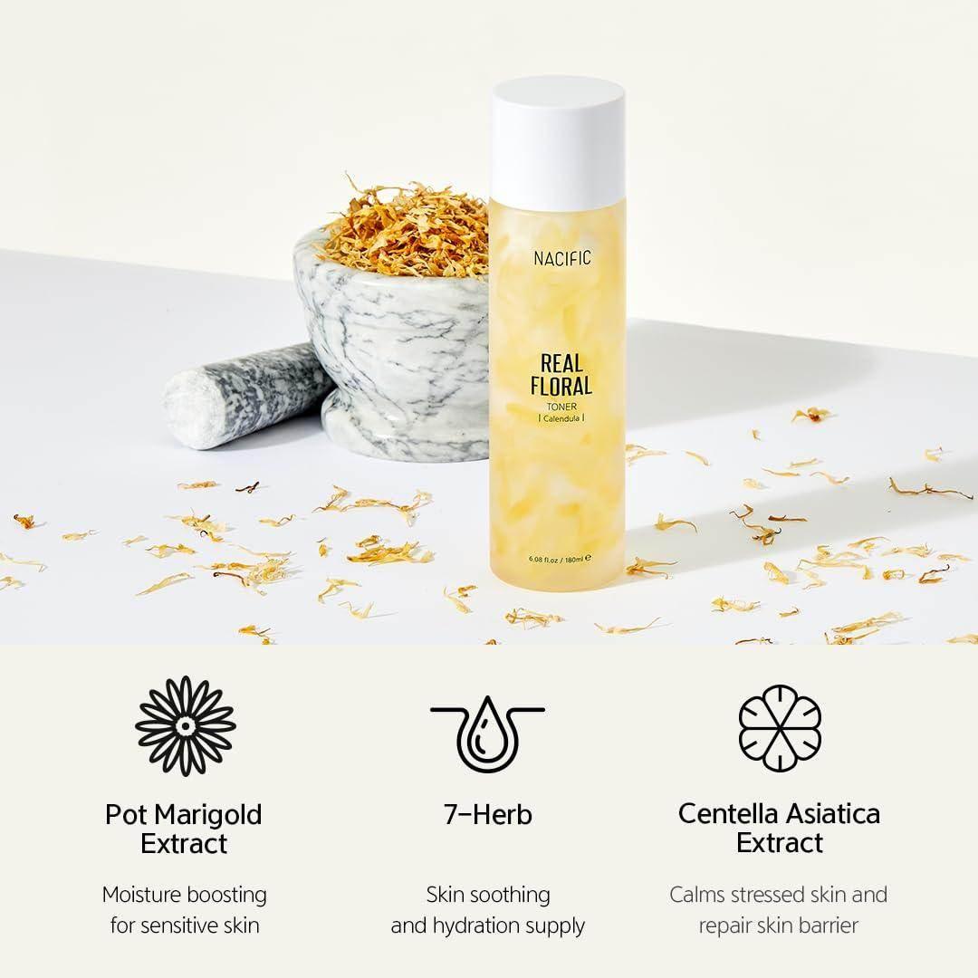 Nacific Real Floral Toner Calendula 180ml - Image 3