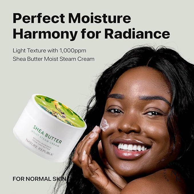 Nature Republic - Shea Butter Moist Steam Cream 100ml - Image 3