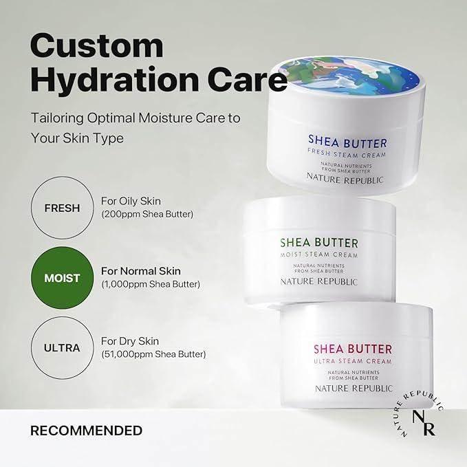 Nature Republic - Shea Butter Moist Steam Cream 100ml - Image 4