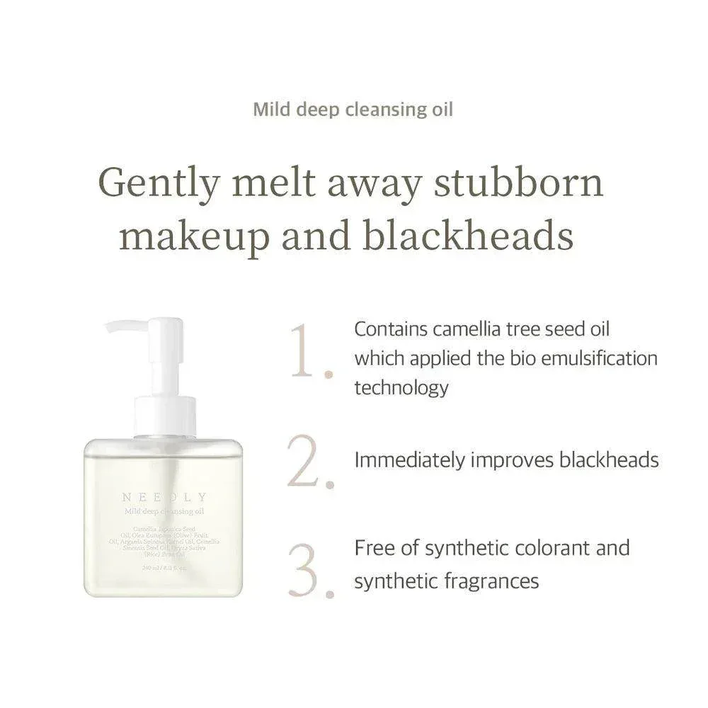 Needly - Mild Deep Cleansing Oil 240ml - Image 2
