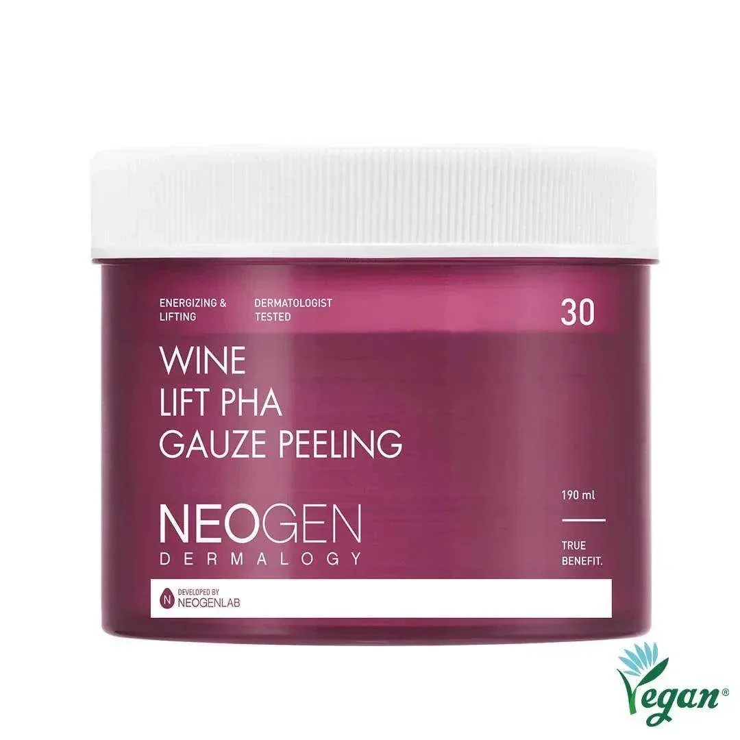 Neogen - Wine Lift PHA Gauze Peeling 30ea