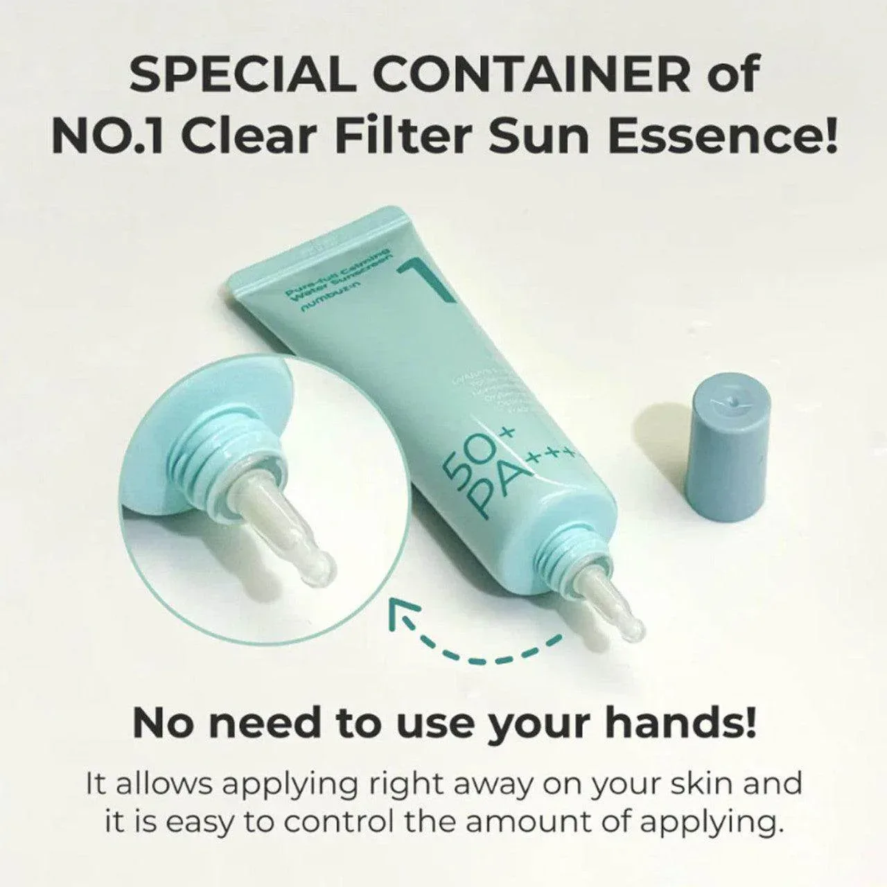numbuzin No.1 Clear Filter Sun Essence (SPF50+ PA++++) 50ml - Image 4