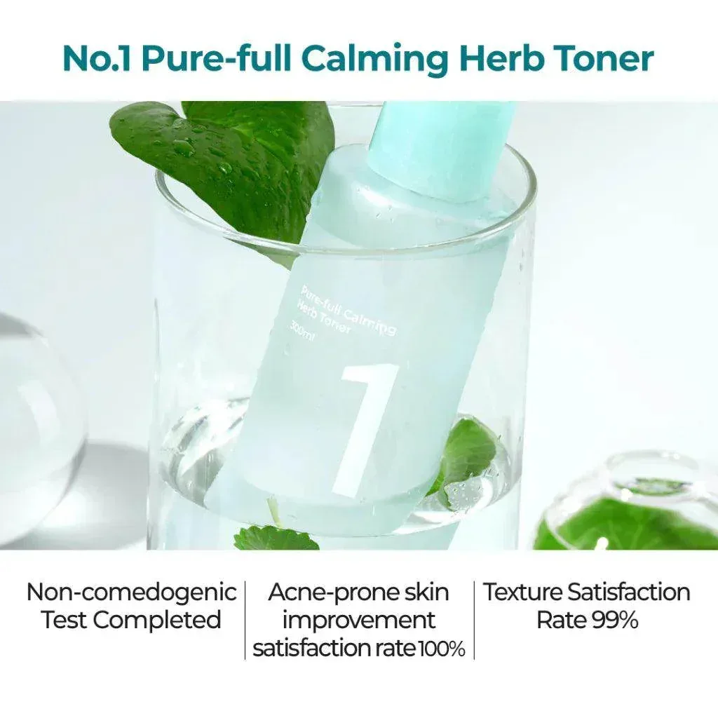 numbuzin No.1 Pure-Full Calming Herb Toner 300ml - Image 3