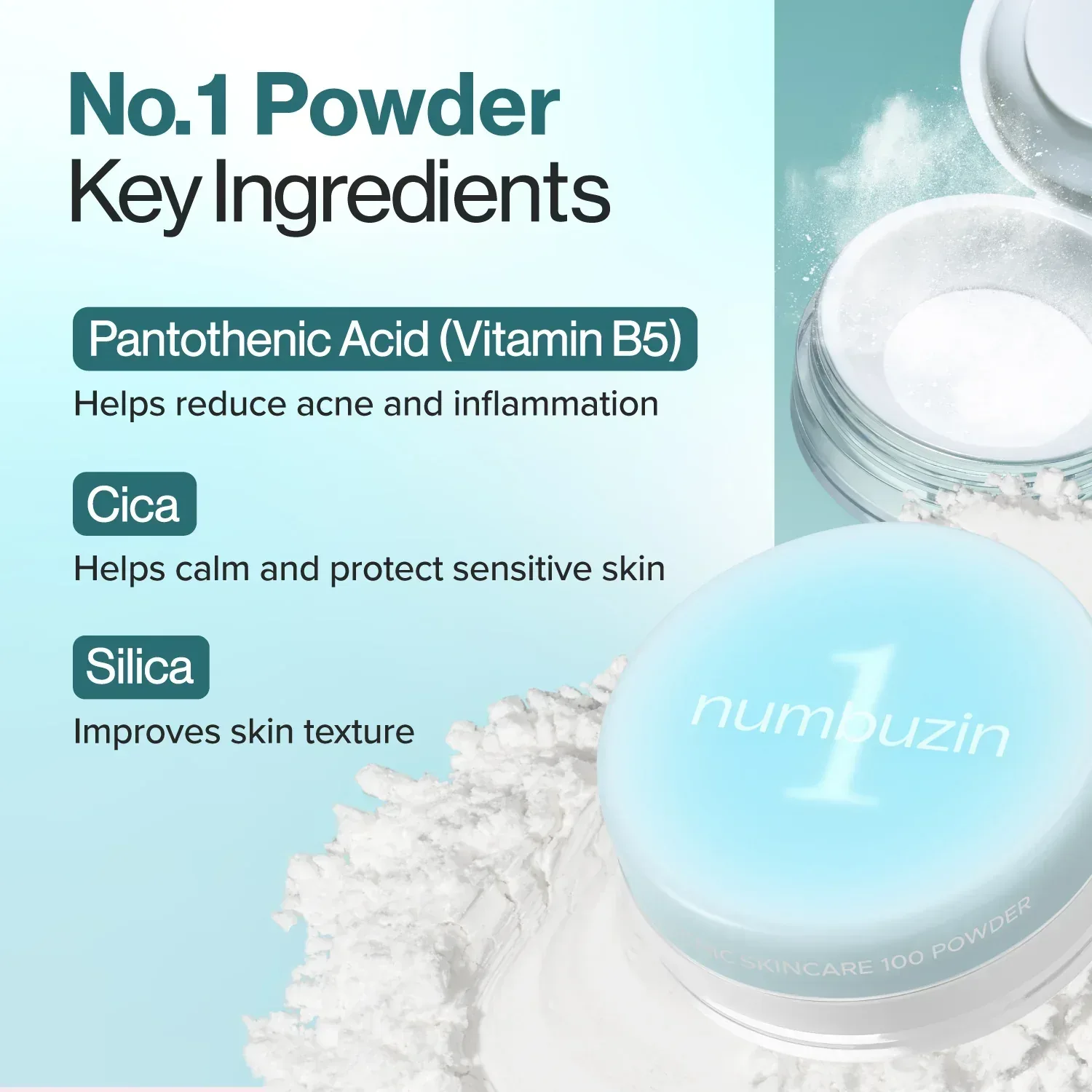 Numbuzin - Pantothenic Skincare 100 Powder 7g - Image 3