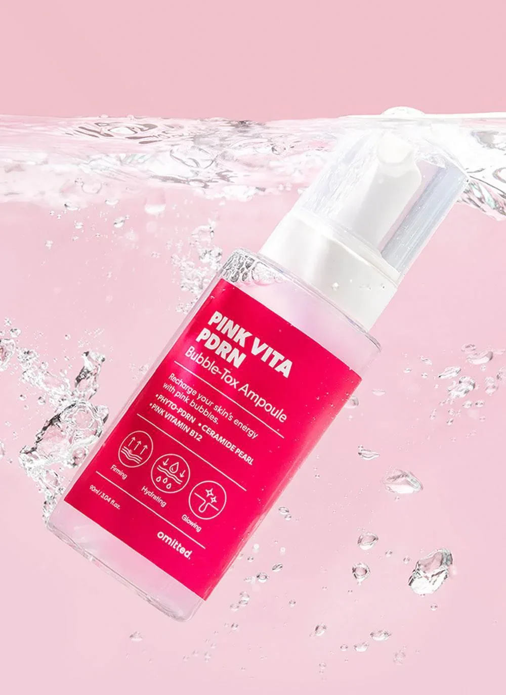 Omitted - Pink Vita PDRN Bubble Tox Ampoule 90ml - Image 2