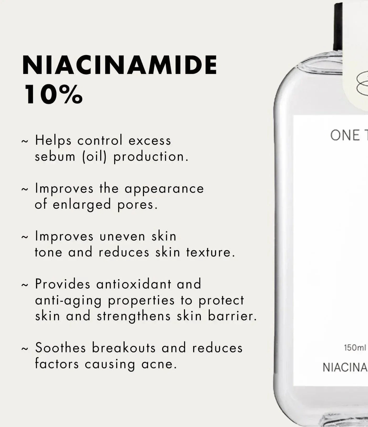 One Thing Niacinamide 10% Toner 150ml - Image 4