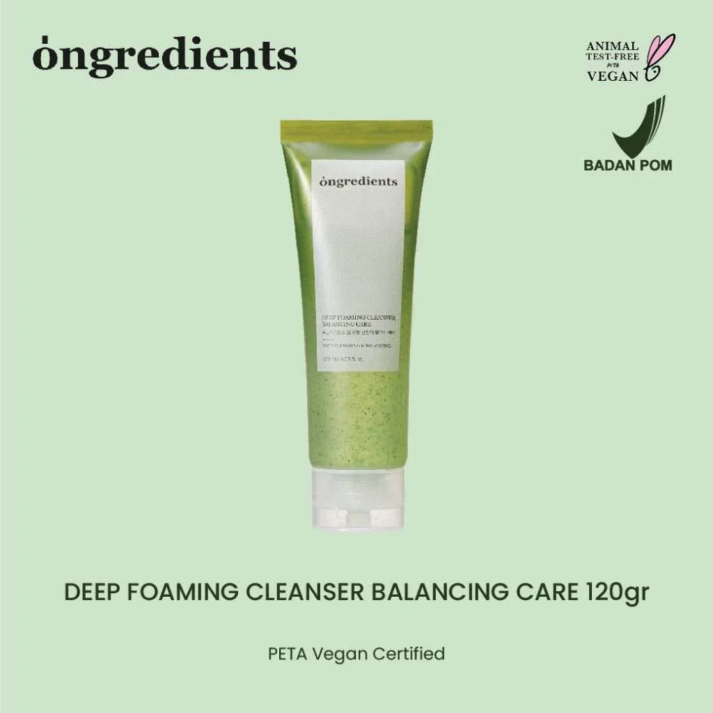 Ongredients - Deep Foaming Cleanser Balancing Care 120ml - Image 2