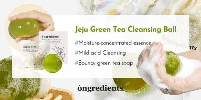 Ongredients - Jeju Green Tea Cleanser Ball - Image 3