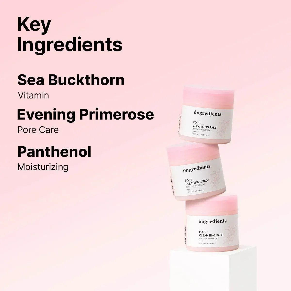Ongredients - Pore Cleansing Pads 60ea - Image 4