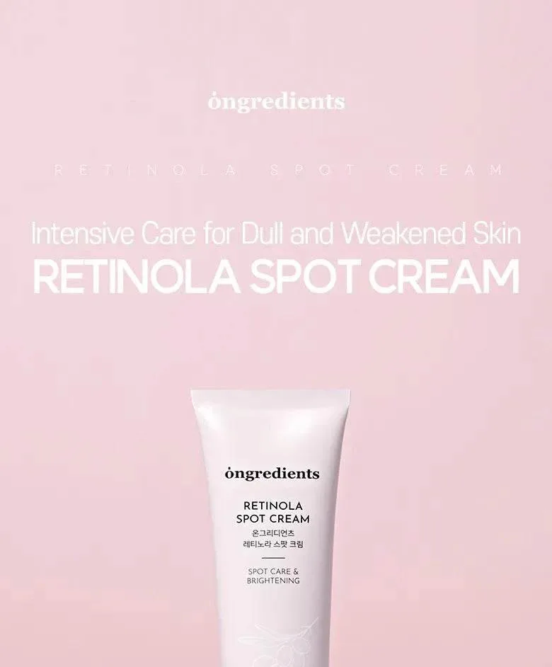 Ongredients - Retinola Spot Cream 30ml - Image 3