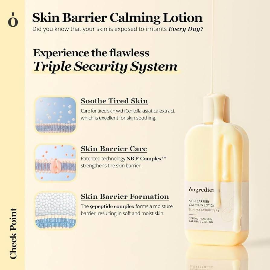 Ongredients - Skin Barrier Calming Lotion 220ml - Image 3
