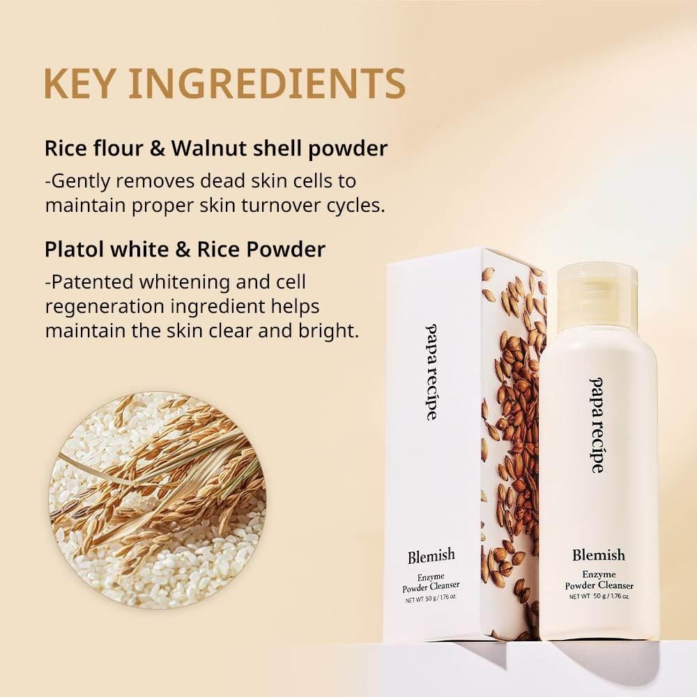 Papa Recipe - Blemish Enzyme Powder Cleanser 50g - Image 4