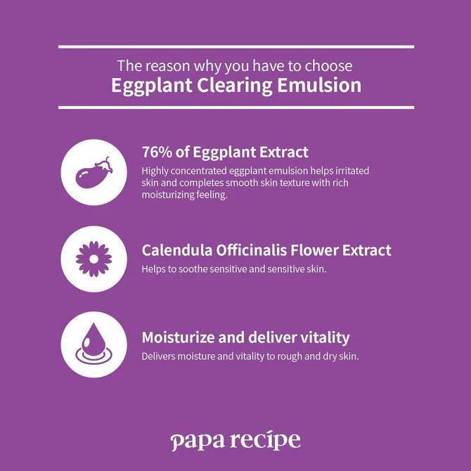 Papa Recipe - Eggplant Clearing Emulsion 150ml - Image 3