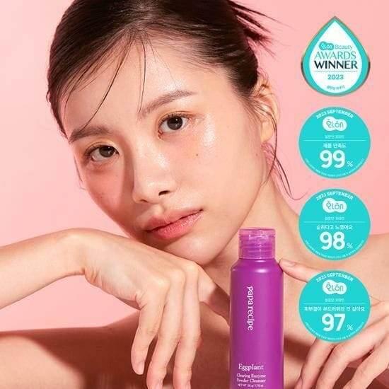 Papa Recipe - Eggplant Clearing Enzyme Powder Cleanser 50g - Image 2