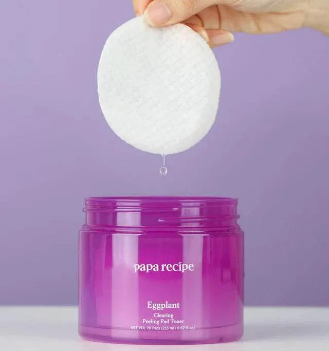 Papa Recipe - Eggplant Clearing Peeling Pad Toner (70ea) - Image 2