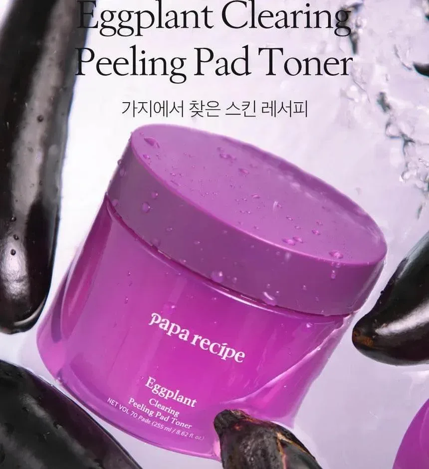 Papa Recipe - Eggplant Clearing Peeling Pad Toner (70ea) - Image 4
