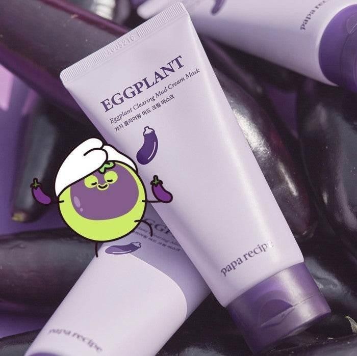 Papa Recipe - Eggplant Clearing Mud Cream Mask 100ml - Image 2