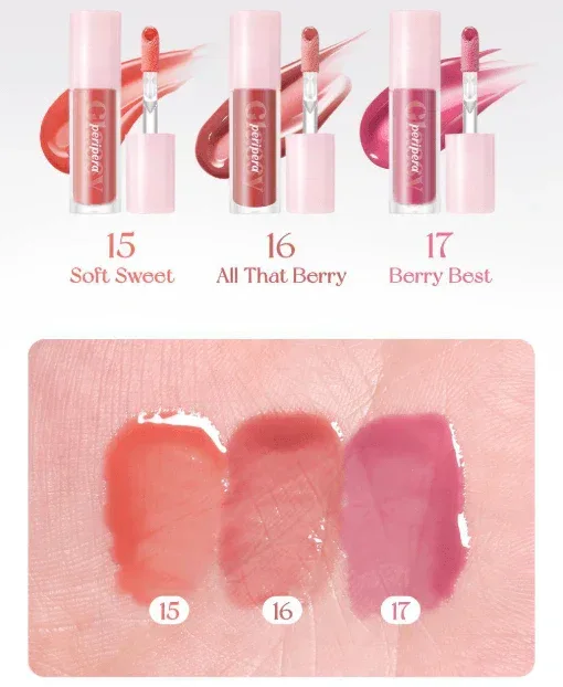 Peripera - Ink Glasting Lip Gloss - 14 Colors - Image 3
