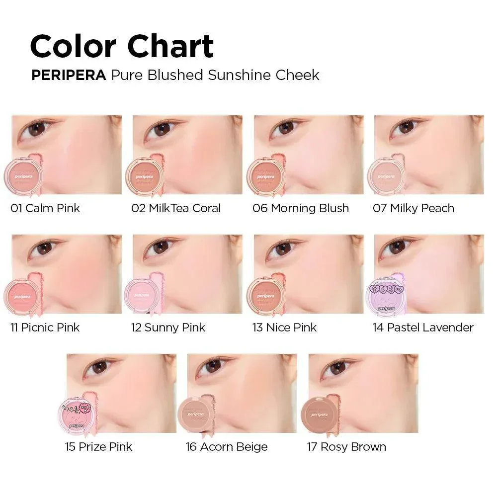 Peripera Pure Blushed Sunshine Cheek - 11 Colors - Image 3