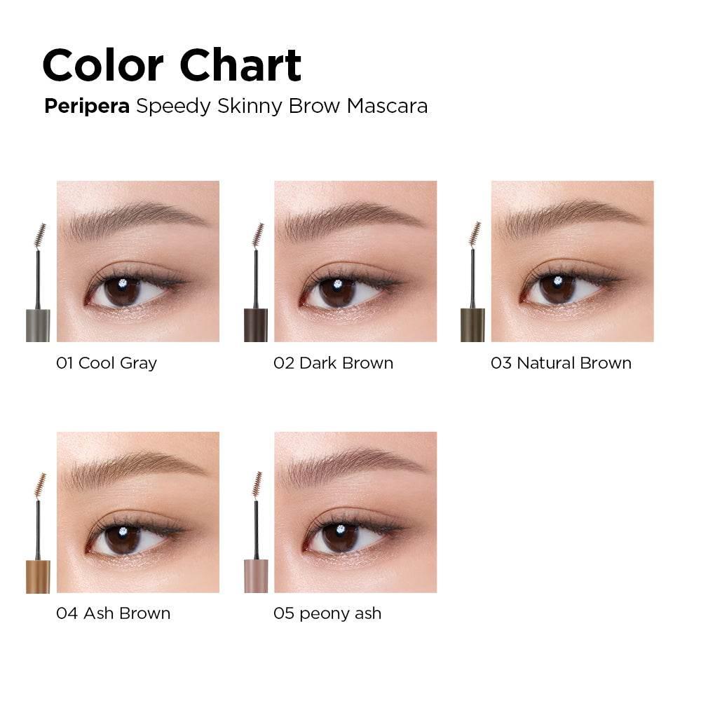 Peripera - Speedy Skinny Brow Mascara 3g - 5 Colors - Image 4
