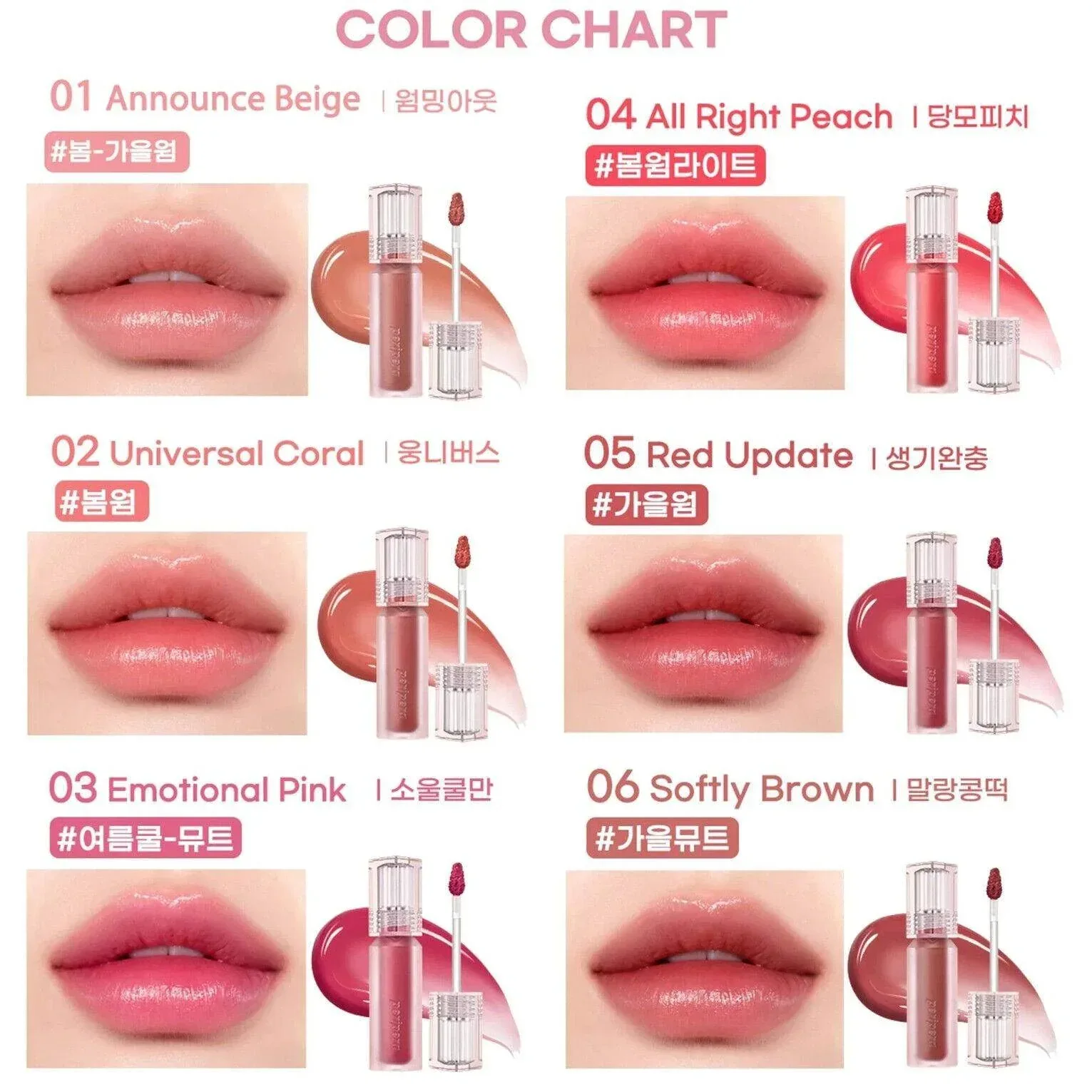 Peripera Water Bare Tint - 6 Colors - Image 3
