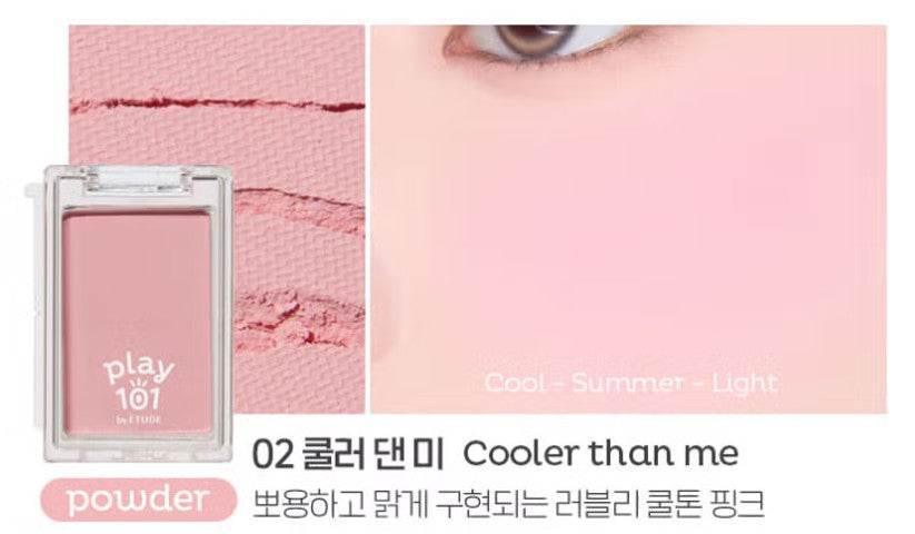 Play 101 by Etude Multi-Blending Piece Blusher - 4 Colors - Image 9