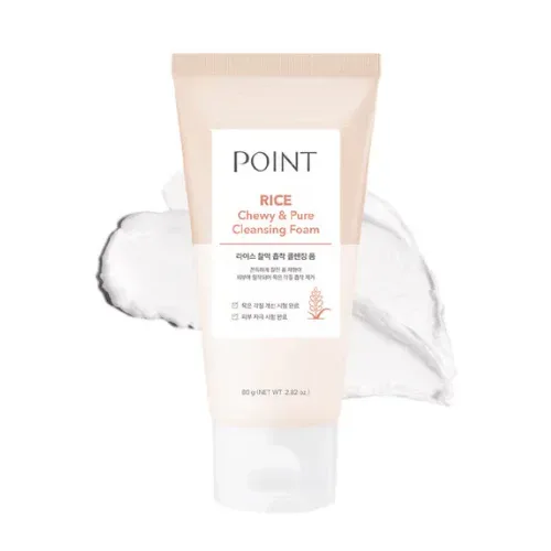 Point - Rice Sticky Mochi Adhesive Cleansing Foam 80g