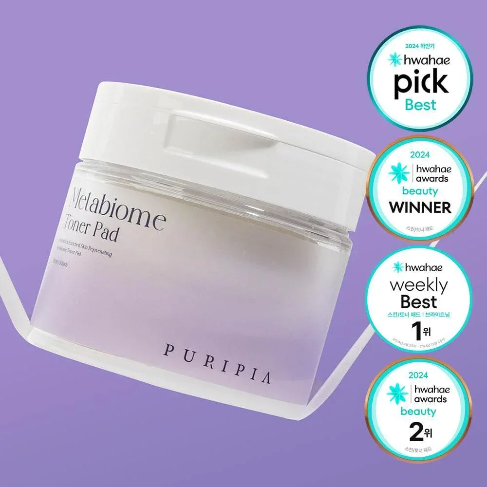 Puripia - Metabiome Toner Pad 60ea - Image 2